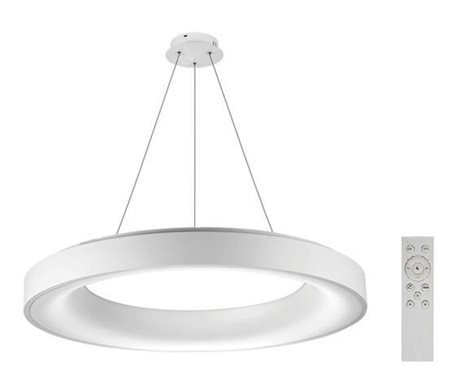 Sovana závěsné svítidlo LED 80W 4000lm 2700-6500K 80cm kulaté IP20, bílé + ovladač 1