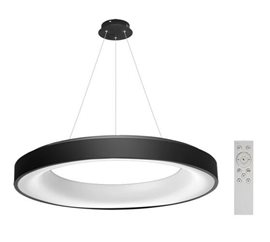 Sovana závěsné svítidlo LED 80W 4000lm 2700-6500K 80cm kulaté IP20, černé + ovladač