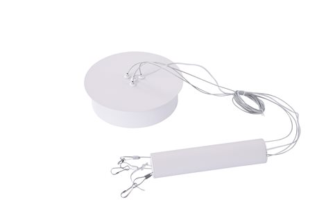 Monza Set pro zavěšení stropních svítidel Monza R o průměrech 30cm, 40cm, 60cm, bílá 2