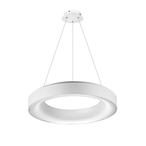 Sovana závěsné svítidlo LED 50W 2750lm 2700-6500K CCT 55cm kulaté IP20, bílé + ovladač 2