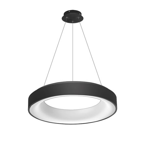 Sovana závěsné svítidlo LED 50W 2750lm 2700-6500K 55cm kulaté IP20, černé + ovladač 2