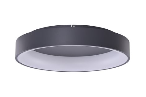Solvent R SMART přisazené svítidlo LED 64W 4680lm 3000-6000K 80cm kulaté IP20, šedé + ovladač 2