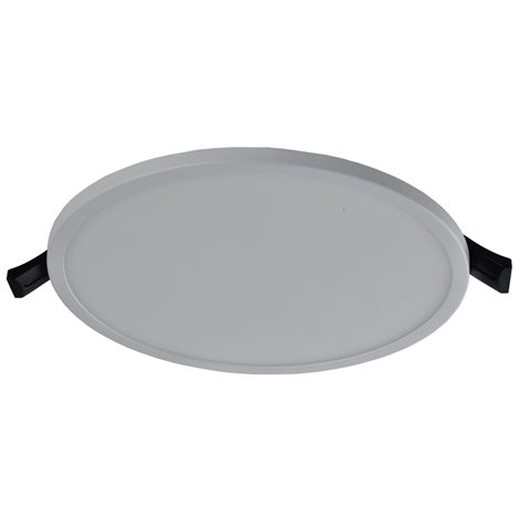 Slim vestavné koupelnové svítidlo LED 24W 2000lm 3000K 22,5cm kulaté IP44, bílé 2