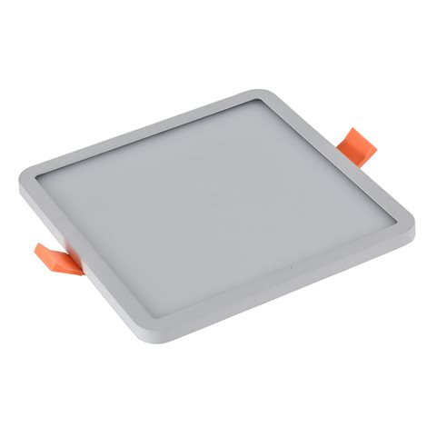 Slim vestavné koupelnové svítidlo LED 12W 1000lm 4000K 15cm hranaté IP44, bílé 3