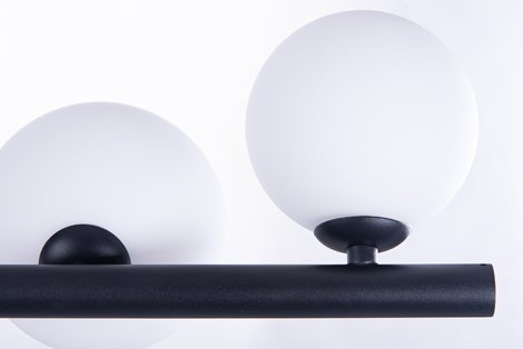 SYBILLA závěsné svítidlo 10x G9 6W bez zdroje 120cm IP20, černé 3