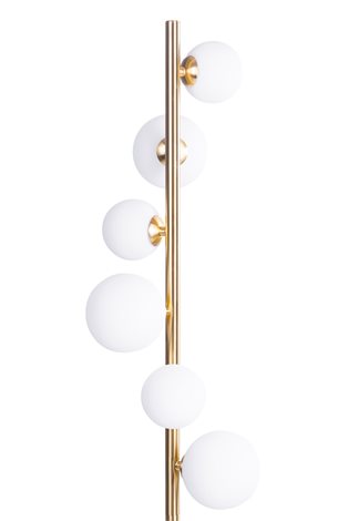 SYBILLA stojací lampa 6x G9 6W bez zdroje 152cm IP20, zlaté 2