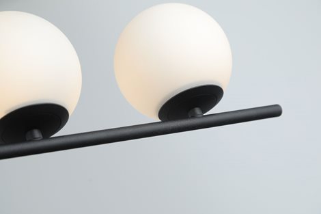 SANTANDER závěsné svítidlo 4x G9 24W bez zdroje 105cm IP20, černé 5