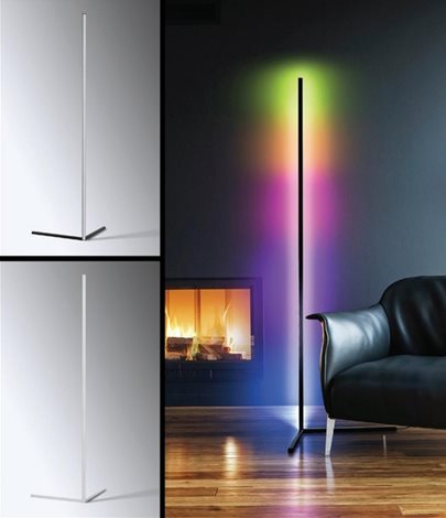 Johnny stojací lampa LED 20W 85-269lm RGB stmívatelná 140cm IP20, bílá 4