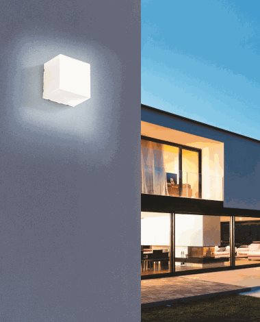 ZARIA C IP65 CCT SWITCH LED venkovní nástěnné svítidlo 15W 220-240V 1500lm 3000/4000/6000K 2