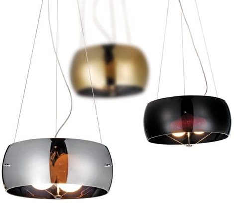 COSMO závěsné svítidlo 3x E27 60W bez zdroje 40cm IP20, chromové 4