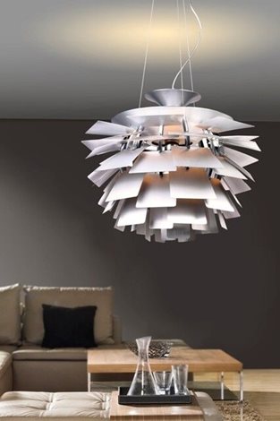 FLOWER závěsné svítidlo 1x E27 100W bez zdroje 60cm IP20, hliníkové 2