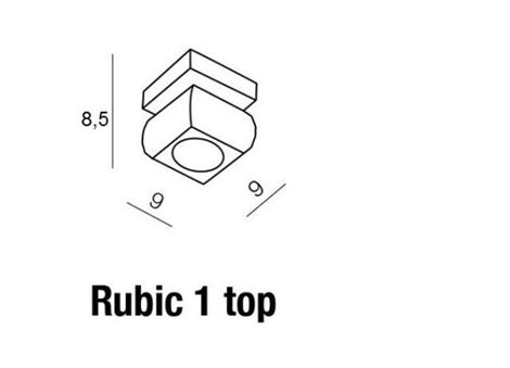 RUBIC stropní svítidlo 1x G9 40W bez zdroje IP20, chrom/křišťál 3