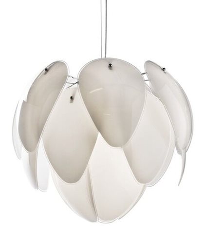 ANTIRES závěsné svítidlo 5x E27 40W bez zdroje 60cm IP20, bílá/chrom 1