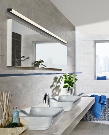 Topaz koupelnové svítidlo LED 35W 2975lm 4000K 153cm IP44, černé 3
