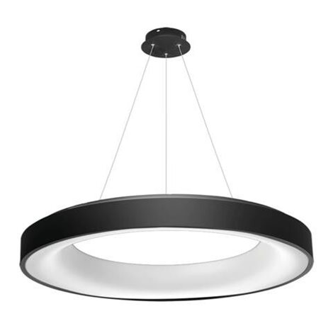 Sovana závěsné svítidlo LED 80W 4000lm 2700-6500K 80cm kulaté IP20, černé + ovladač 2