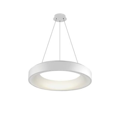 Sovana závěsné svítidlo LED 40W 2200lm 2700-6500K 45cm kulaté IP20, bílé + ovladač 3