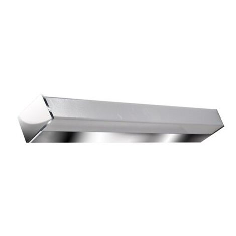 Peter nástěnné koupelnové svítidlo LED 24W 1640lm 4000K 120cm IP44, chrom/bílá 2
