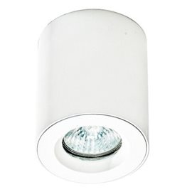 Aro venkovní stropní svítidlo 1x GU10 50W bez zdroje 8cm kulaté IP54, bílé