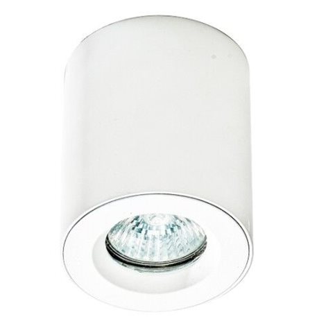 Aro venkovní stropní svítidlo 1x GU10 50W bez zdroje 8cm kulaté IP54, bílé 1