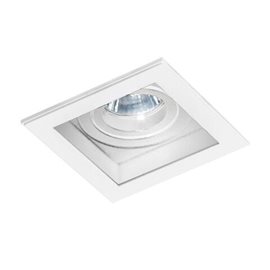Minorka podhledové svítidlo 1x GU10 50W bez zdroje 10,6cm hranaté IP20, bílé