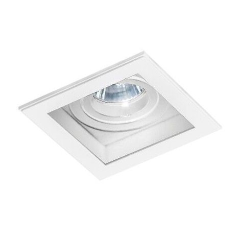 Minorka podhledové svítidlo 1x GU10 50W bez zdroje 10,6cm hranaté IP20, bílé 1