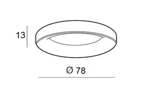 Sovana přisazené svítidlo LED 73W 5010lm 2700-6500K 80cm kulaté IP20, černé + ovladač 6