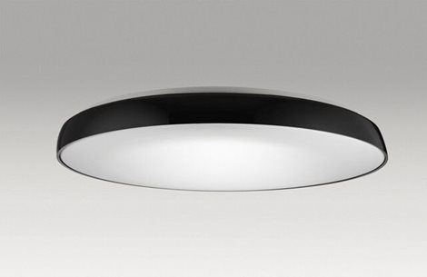 Cortona přisazené svítidlo LED 50W 2700lm 4000K 58cm kulaté IP20, černé 3