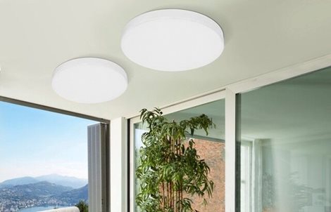 Monza II přisazené svítidlo LED 36W 3240lm 4000K 30cm kulaté IP20, černé 5