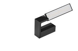Dalen nástěnné koupelnové svítidlo LED 12W 840lm 3000K 23cm IP44, černé