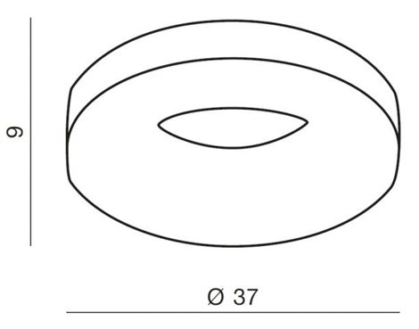 AZ2947 LED Stropní svítidlo RING 1xLED/18W/230V 5
