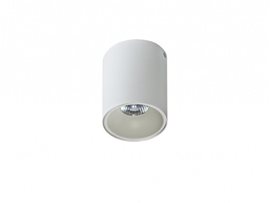 REMO přisazené bodové svítidlo 1x GU10 50W bez zdroje 9,5cm kulaté IP20, bílé