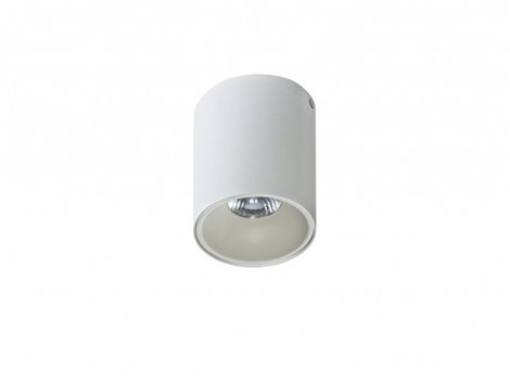 REMO přisazené bodové svítidlo 1x GU10 50W bez zdroje 9,5cm kulaté IP20, bílé 1