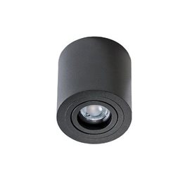 Brant přisazené bodové svítidlo 1x GU10 50W bez zdroje 9cm kulaté IP20, černé