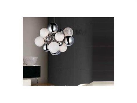 NOBLE závěsné svítidlo 10x G9 20W bez zdroje 50cm IP20, chrom/bílé 3