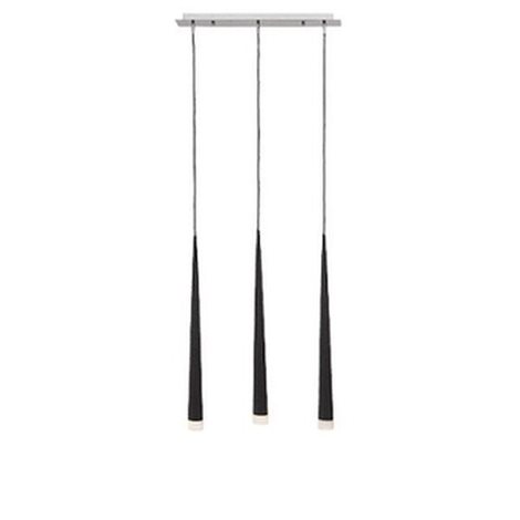 STYLO závěsné svítidlo 3x G9 40W bez zdroje 55cm IP20, černé 1