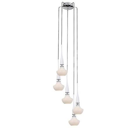 TASOS závěsné svítidlo 5x E14 25W bez zdroje 43cm IP20, bílé 1