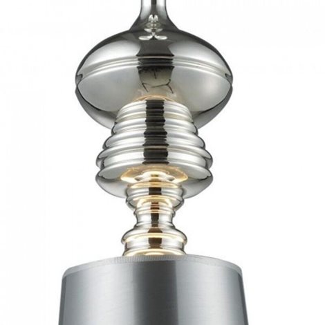 BAROCO závěsné svítidlo 1x E27 15W bez zdroje IP20, stříbrné 3