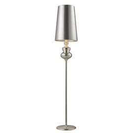 BAROCO stojací lampa 1x  E27 15W bez zdroje IP20, stříbrná