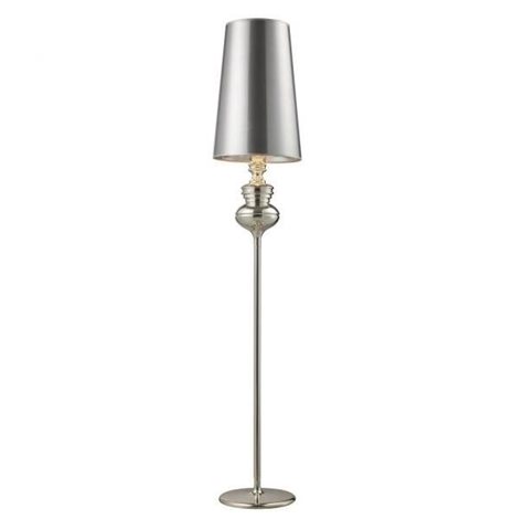 BAROCO stojací lampa 1x  E27 15W bez zdroje IP20, stříbrná 1