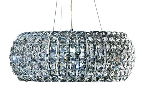 SOPHIA závěsné svítidlo 3x E14 40W 31cm IP20, chrom/křišťál 3