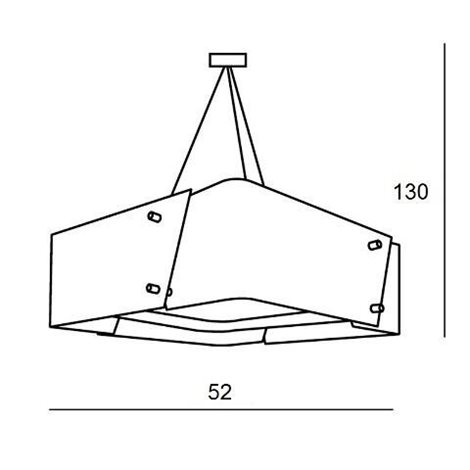 AZ0588 Square 52 pendant 3
