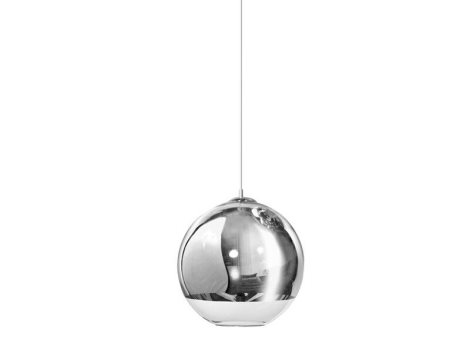 SILVER BALL závěsné svítidlo 1x E27 60W bez zdroje 35cm IP20, chromové 2