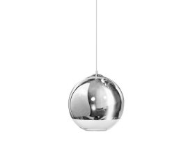 SILVER BALL závěsné svítidlo 1x E27 60W bez zdroje 40cm IP20, chromové