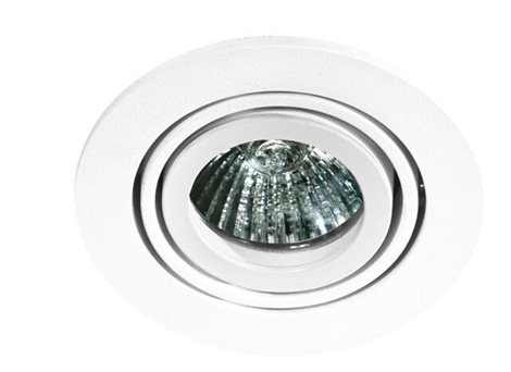 CARLO podhledové svítidlo 1x GU10 50W bez zdroje 10cm kulaté IP20, bílé 1
