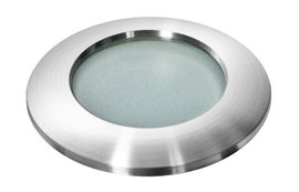 EMILIO koupelnové podhledové svítidlo 1x GU10 50W bez zdroje 9,1cm kulaté IP54, hliníkové
