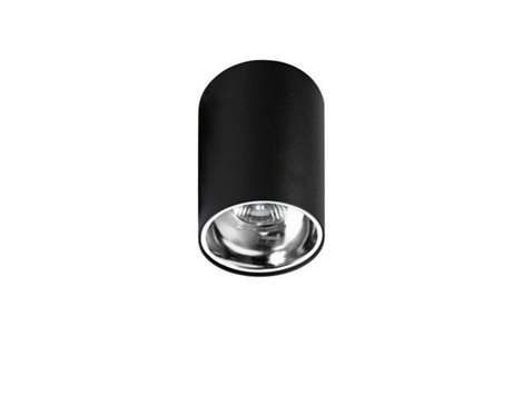 REMO přisazené bodové svítidlo 1x GU10 50W bez zdroje 9,5cm kulaté IP20, černé 2