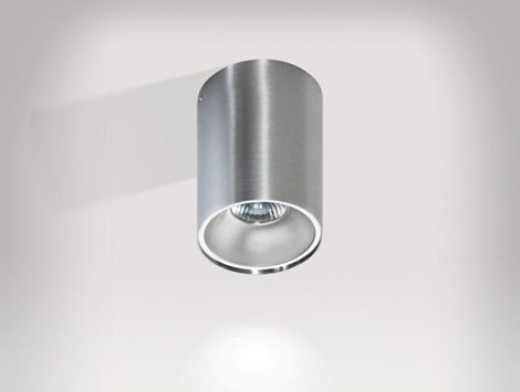 REMO přisazené bodové svítidlo 1x GU10 50W bez zdroje 9,5cm kulaté IP20, hliníkové 5