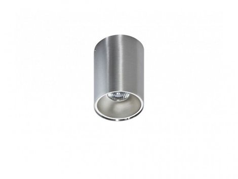 REMO přisazené bodové svítidlo 1x GU10 50W bez zdroje 9,5cm kulaté IP20, hliníkové 1