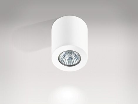 BORIS stropní bodové svítidlo 1x GU10 50W bez zdroje 7,5cm kulaté IP20, bílé 2