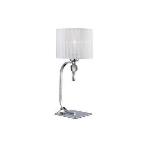 IMPRESS stolní lampa 3x E27 50W bez zdroje 43cm IP20, bílá/chrom